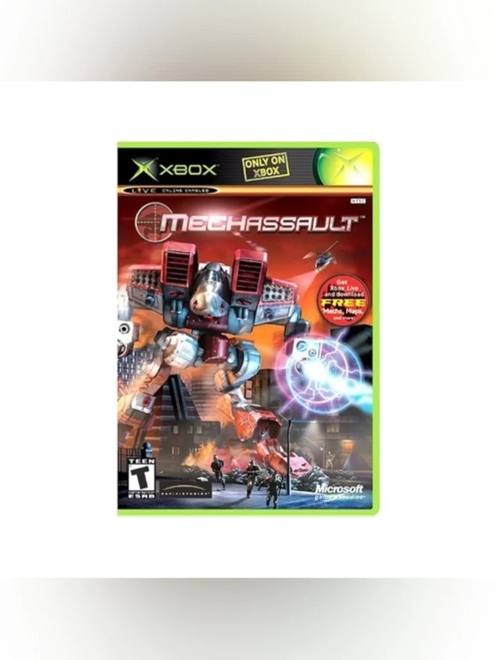 MechAssault (Microsoft Xbox, 2002) Complete With Manual CIB